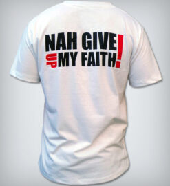 camisa ny give up my faith